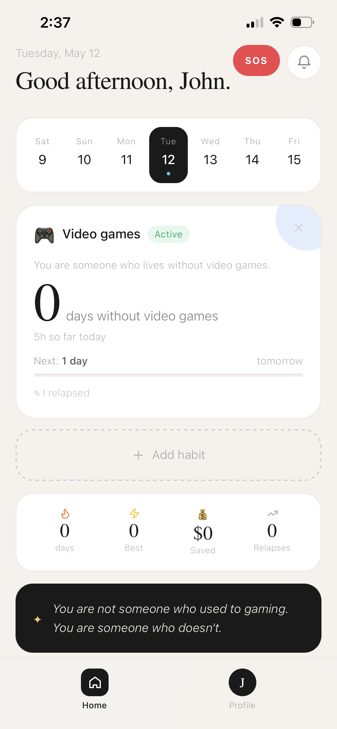 sobryo app screenshot
